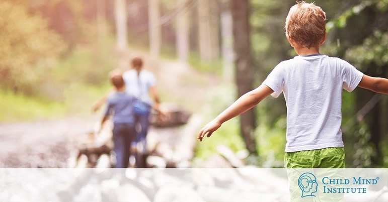 kids enjoying nature